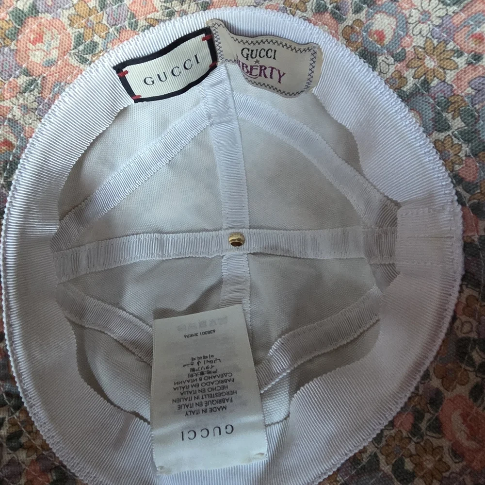 Gucci Pink Floral Liberty Bucket Hat NWOT